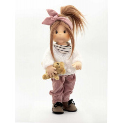 Lullu Dolls, Poupées à jouer en tissu de qualité supérieure, fabriquée à la main en Pologne