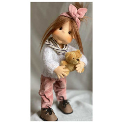 Lullu Dolls, Poupées à jouer en tissu de qualité supérieure, fabriquée à la main en Pologne