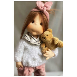 Lullu Dolls, Poupées à jouer en tissu de qualité supérieure, fabriquée à la main en Pologne