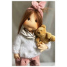 Lullu Dolls, Poupées à jouer en tissu de qualité supérieure, fabriquée à la main en Pologne