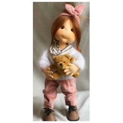 Lullu Dolls, Poupées à jouer en tissu de qualité supérieure, fabriquée à la main en Pologne