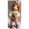 Lullu Dolls, Poupées à jouer en tissu de qualité supérieure, fabriquée à la main en Pologne