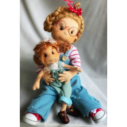 Lullu Dolls, Lullu Pocket Dolls, adorables poupées à jouer en tissu de qualité supérieure, fabriquée à la main en Pologne