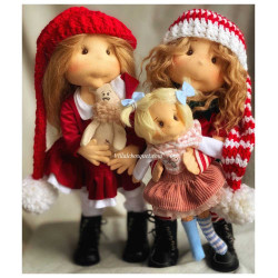 Lulludolls, Poupées à jouer en tissu de qualité supérieure, fabriquée à la main en Pologne.
