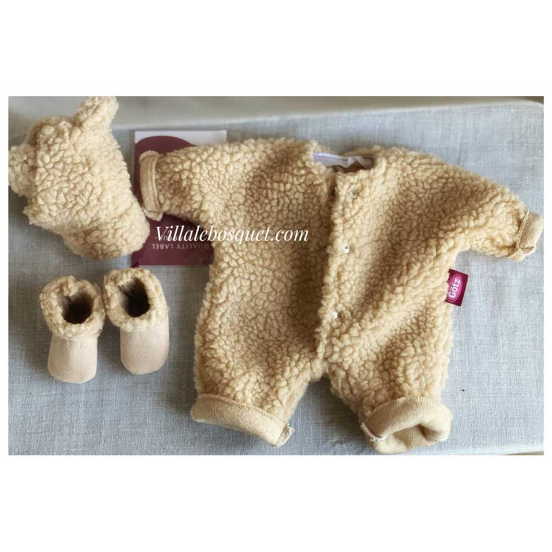 UN-BOXED TEDDY DRESS FOR LITTLE KIDZ DOLLS BY GÖTZ