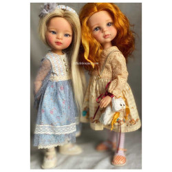 Poupée de Paola Reina, customisée par Eugenia Filipp pour villalebosquet.com.