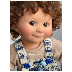 NILO POUPEE MÜLLER WICHTEL - poupée de collection de Rosemarie Müller