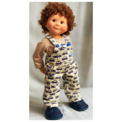 NILO POUPEE MÜLLER WICHTEL - poupée de collection de Rosemarie Müller