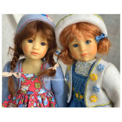 Les belles poupées de l'artiste Heidi Plusczok sont sur villalebosquet.com !