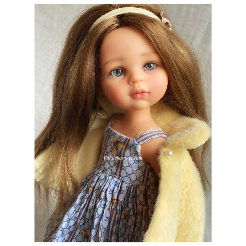 Poupée de Paola Reina, customisée par Eugenia Filipp pour villalebosquet.com.