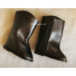 BOTTES NOIRES DEBOXEES - POUR LES POUPEES HANNAH ET HAPPY KIDZ DE GÖTZ