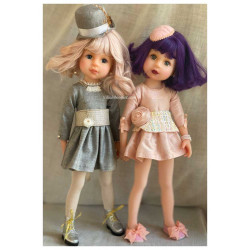 Poupées Yella de Schildkröt, customisées par l'artiste Sandrine Rondeau (Maison Méricourt) !