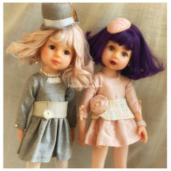 Poupées Yella de Schildkröt, customisées par l'artiste Sandrine Rondeau (Maison Méricourt) !