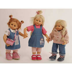 Adorable Müller Wichtel dolls by Schildkröt made in Germany.