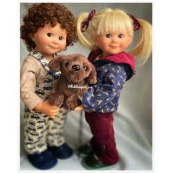 NILO POUPEE MÜLLER WICHTEL - poupée de collection de Rosemarie Müller