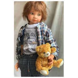 Les sublimes poupées uniques d'Angela Sutter sont à la villalebosquet.com !