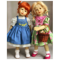 Les belles poupées de l'artiste Heidi Plusczok sont sur villalebosquet.com !