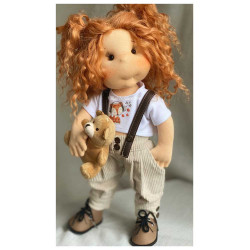 Lullu Dolls, Poupées à jouer en tissu de qualité supérieure, fabriquée à la main en Pologne