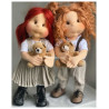 Lullu Dolls, Poupées à jouer en tissu de qualité supérieure, fabriquée à la main en Pologne