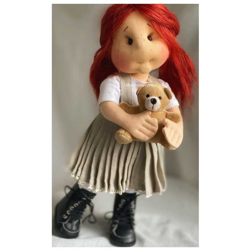 Lulludolls, Poupées à jouer en tissu de qualité supérieure, fabriquée à la main en Pologne.