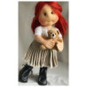 Lulludolls, Poupées à jouer en tissu de qualité supérieure, fabriquée à la main en Pologne.