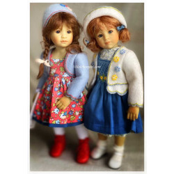 The beautiful dolls by artist Heidi Plusczok are on villalebosquet.com!