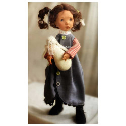 The superb artist dolls by Nicole Marschollek-Menzner for Zwergnase are on our website villalebosquet.com