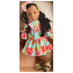 GÖTZ DOLL FLOWER SANDALS - Götz accessories and shoes for dolls