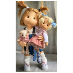 Lullu Dolls, Lullu Pocket Dolls, adorable play dolls made from high-quality fabric, handcrafted in Poland