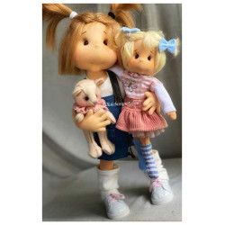 Lullu Dolls, Lullu Pocket Dolls, adorable play dolls made from high-quality fabric, handcrafted in Poland