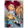 Lullu Dolls, Poupées à jouer en tissu de qualité supérieure, fabriquée à la main en Pologne