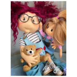 Lullu Dolls, Lullu Pocket Dolls, adorables poupées à jouer en tissu de qualité supérieure, fabriquée à la main en Pologne
