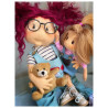 Lullu Dolls, Lullu Pocket Dolls, adorables poupées à jouer en tissu de qualité supérieure, fabriquée à la main en Pologne