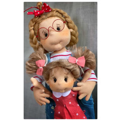 Lullu Dolls, Lullu Pocket Dolls, adorable play dolls made from high-quality fabric, handcrafted in Poland