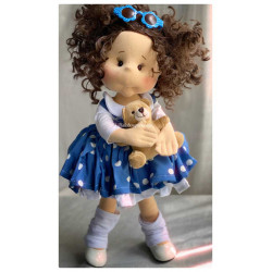 Lullu Dolls, Poupées à jouer en tissu de qualité supérieure, fabriquée à la main en Pologne.