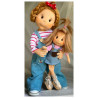 Lullu Dolls, Poupées à jouer en tissu de qualité supérieure, fabriquée à la main en Pologne