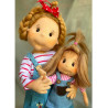 Lullu Dolls, Poupées à jouer en tissu de qualité supérieure, fabriquée à la main en Pologne