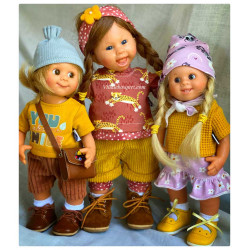 Adorable Müller Wichtel dolls by Schildkröt made in Germany.