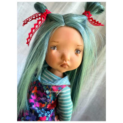 The superb artist dolls by Nicole Marschollek-Menzner for Zwergnase are on our website villalebosquet.com