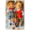 ANGIE, 38 CM, POUPEE EN TISSU DES LULLU DOLLS