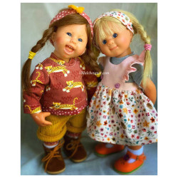 Adorable Müller Wichtel dolls by Schildkröt made in Germany.