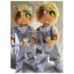 Lullu Dolls, Poupées à jouer en tissu de qualité supérieure, fabriquée à la main en Pologne