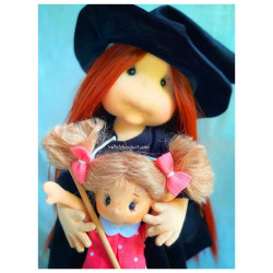 Lullu Dolls, Lullu Pocket Dolls, adorables poupées à jouer en tissu de qualité supérieure, fabriquée à la main en Pologne