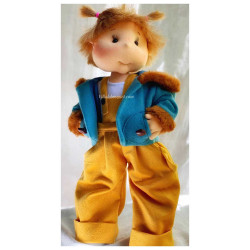 Lullu Dolls, Poupées à jouer en tissu de qualité supérieure, fabriquée à la main en Pologne