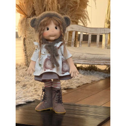 Lulludolls, high-quality fabric dolls, handmade in Poland.