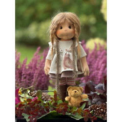 Lulludolls, high-quality fabric dolls, handmade in Poland.