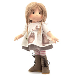 Lulludolls, high-quality fabric dolls, handmade in Poland.