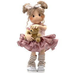 Lulludolls, high-quality fabric dolls, handmade in Poland.