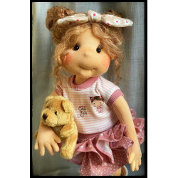 Lulludolls, high-quality fabric dolls, handmade in Poland.