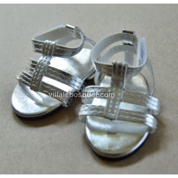 FINOUCHE SANDALES ARGENTEES - chaussures de poupée